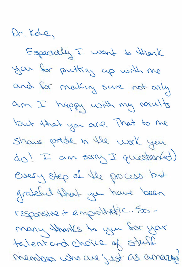 thank you card