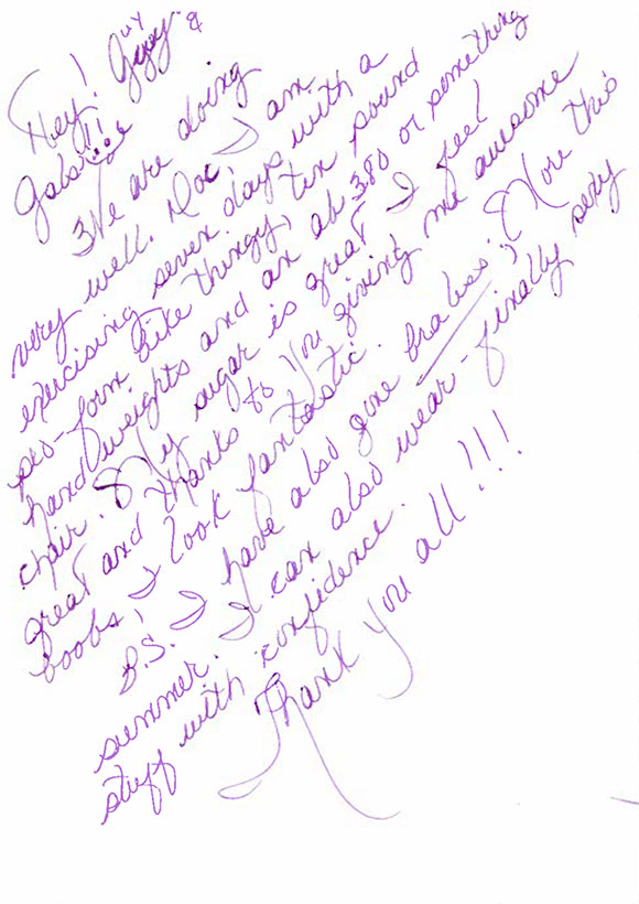 thank you card