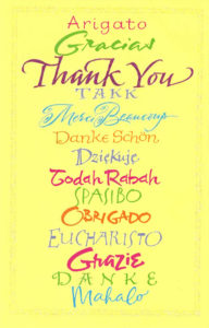 thank you card