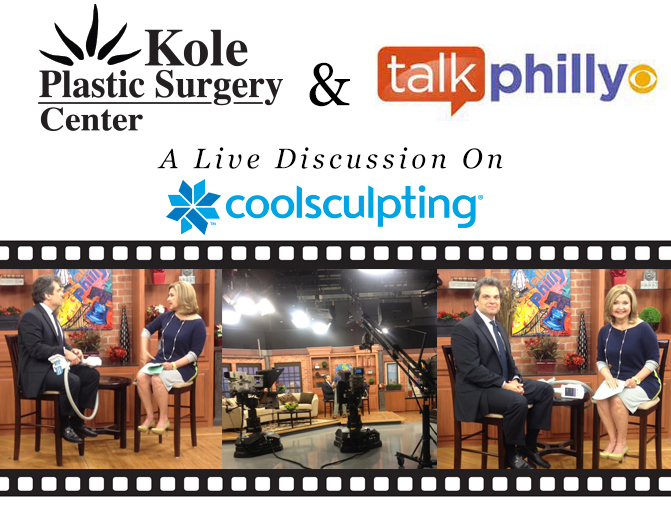 Dr. Kole during a live discussion in talk philly show